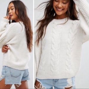 NWOT ASOS chunky cable knit sweater